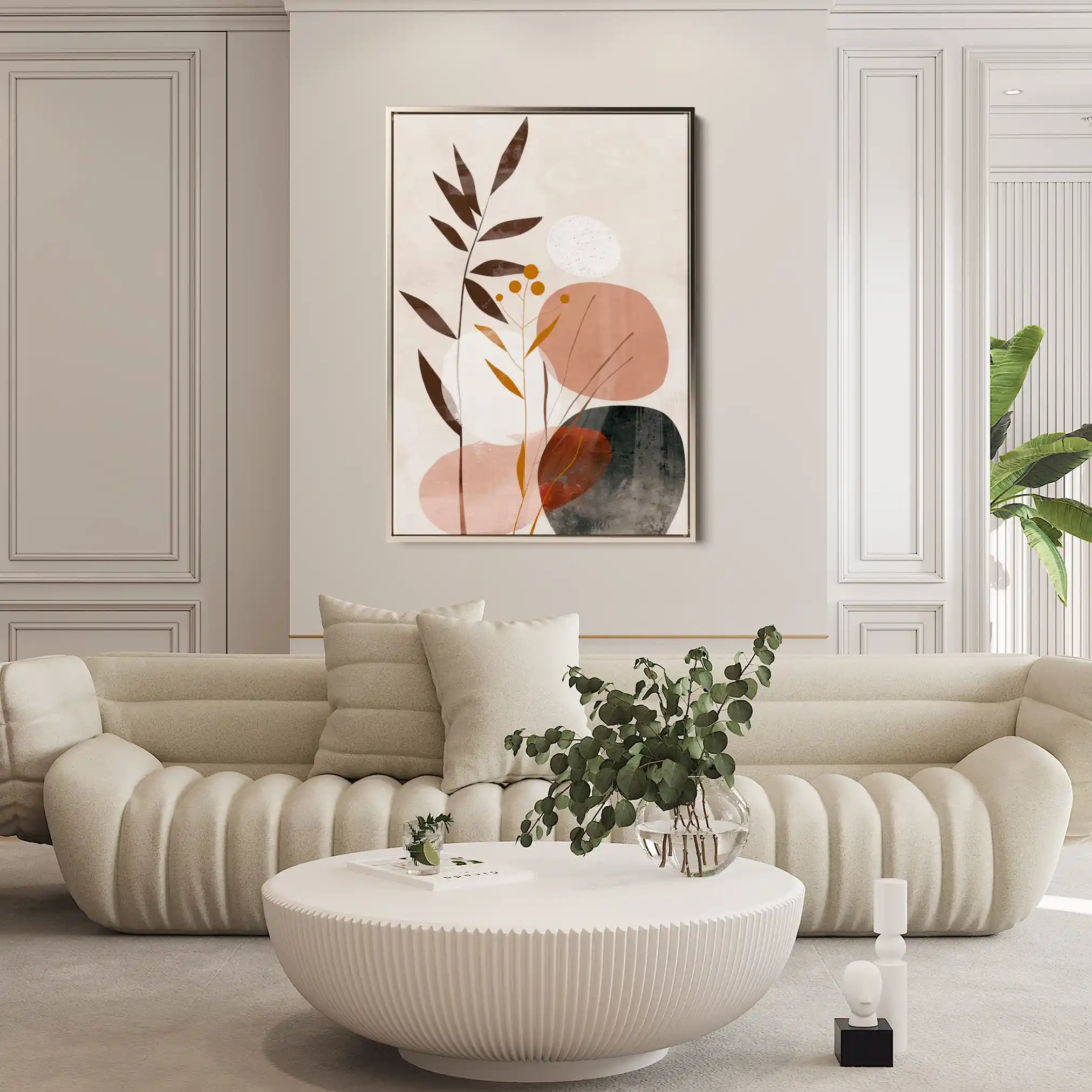 Boho 080 Canvas Art 60 x 40 cm / Black