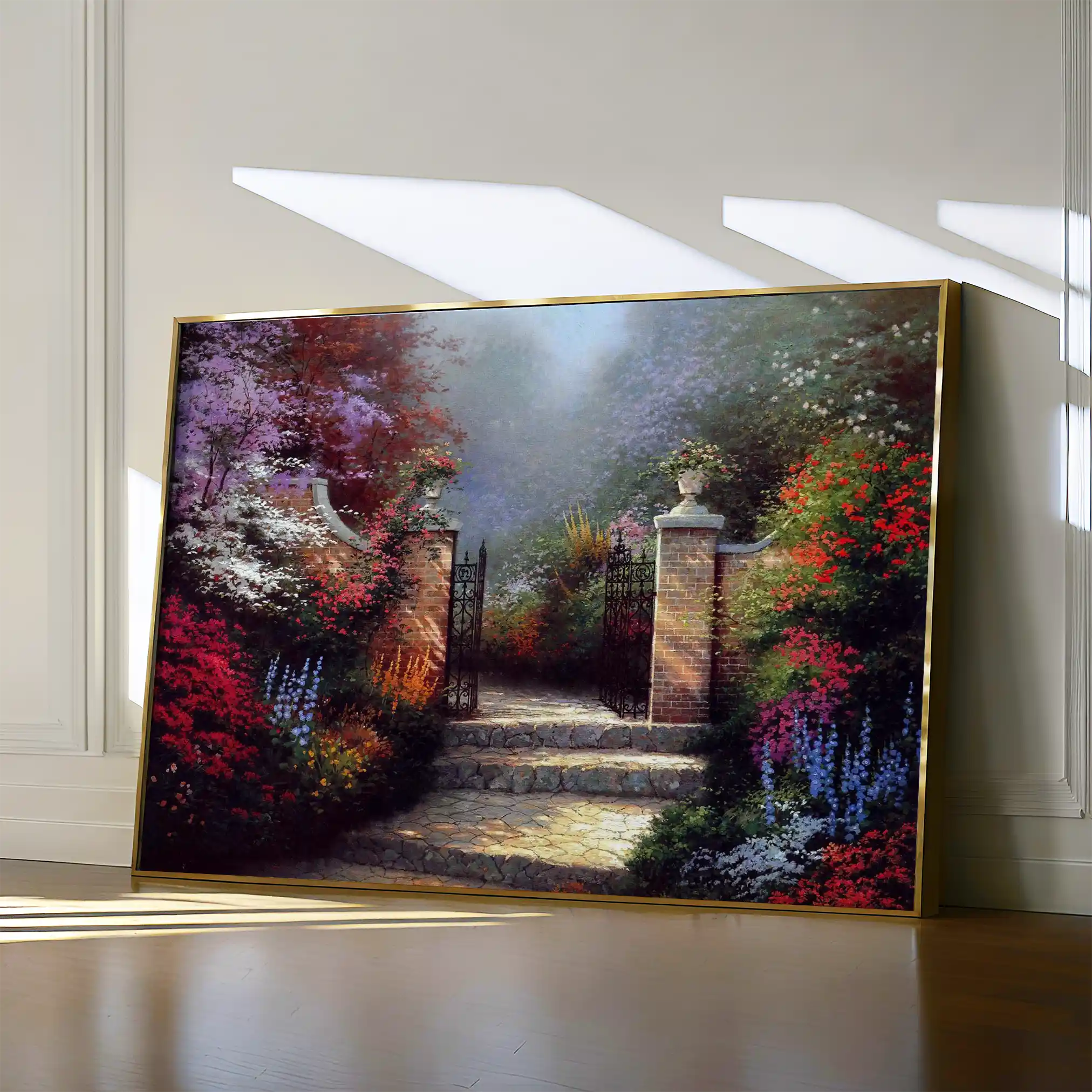 Landscape 080 Canvas Art 60 x 40 cm / Black