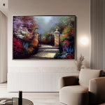 Landscape 080 Canvas Art 60 x 40 cm / Black
