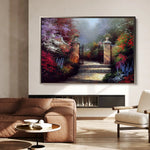 Landscape 080 Canvas Art 60 x 40 cm / Black