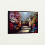 Landscape 080 Canvas Art 60 x 40 cm / Black
