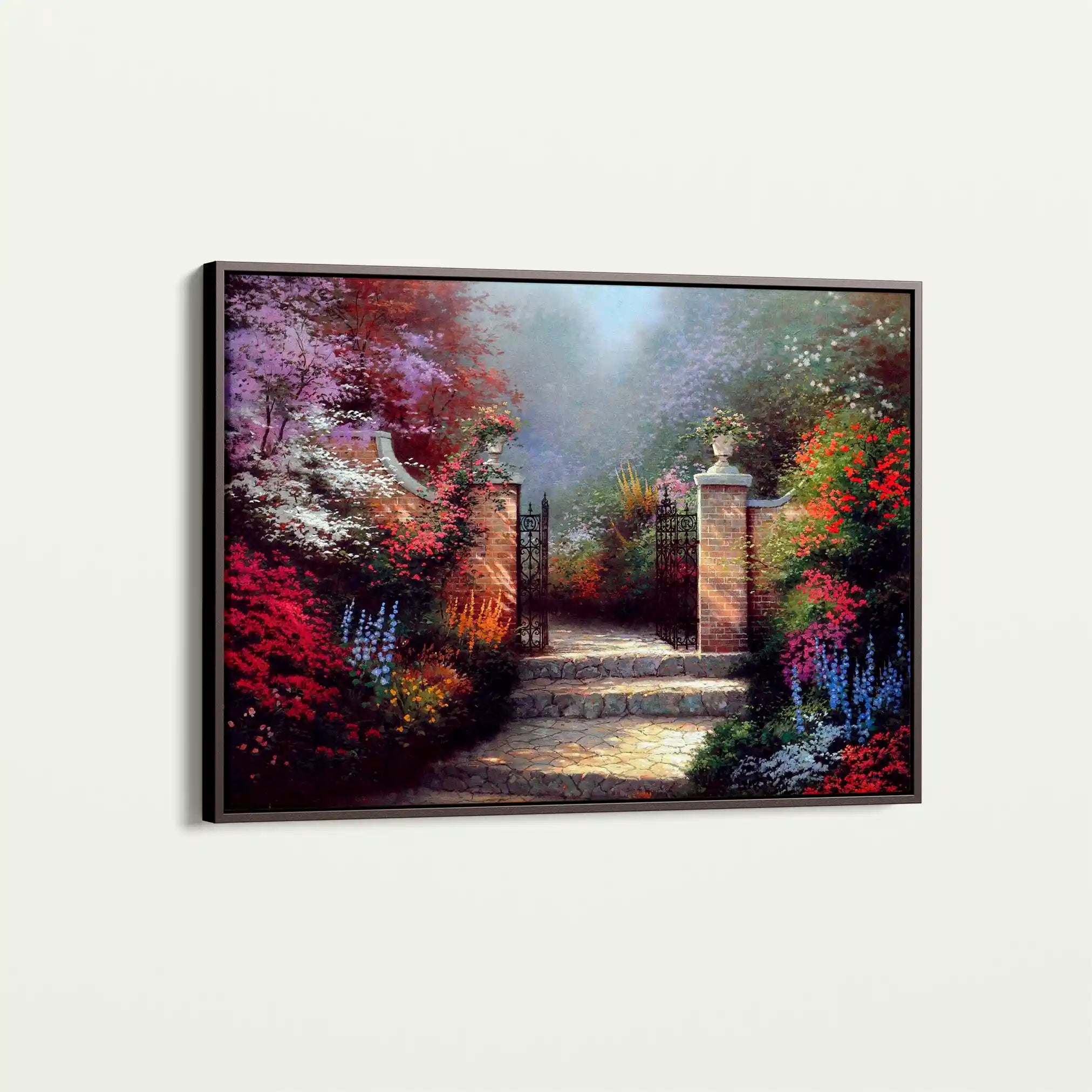 Landscape 080 Canvas Art 60 x 40 cm / Black
