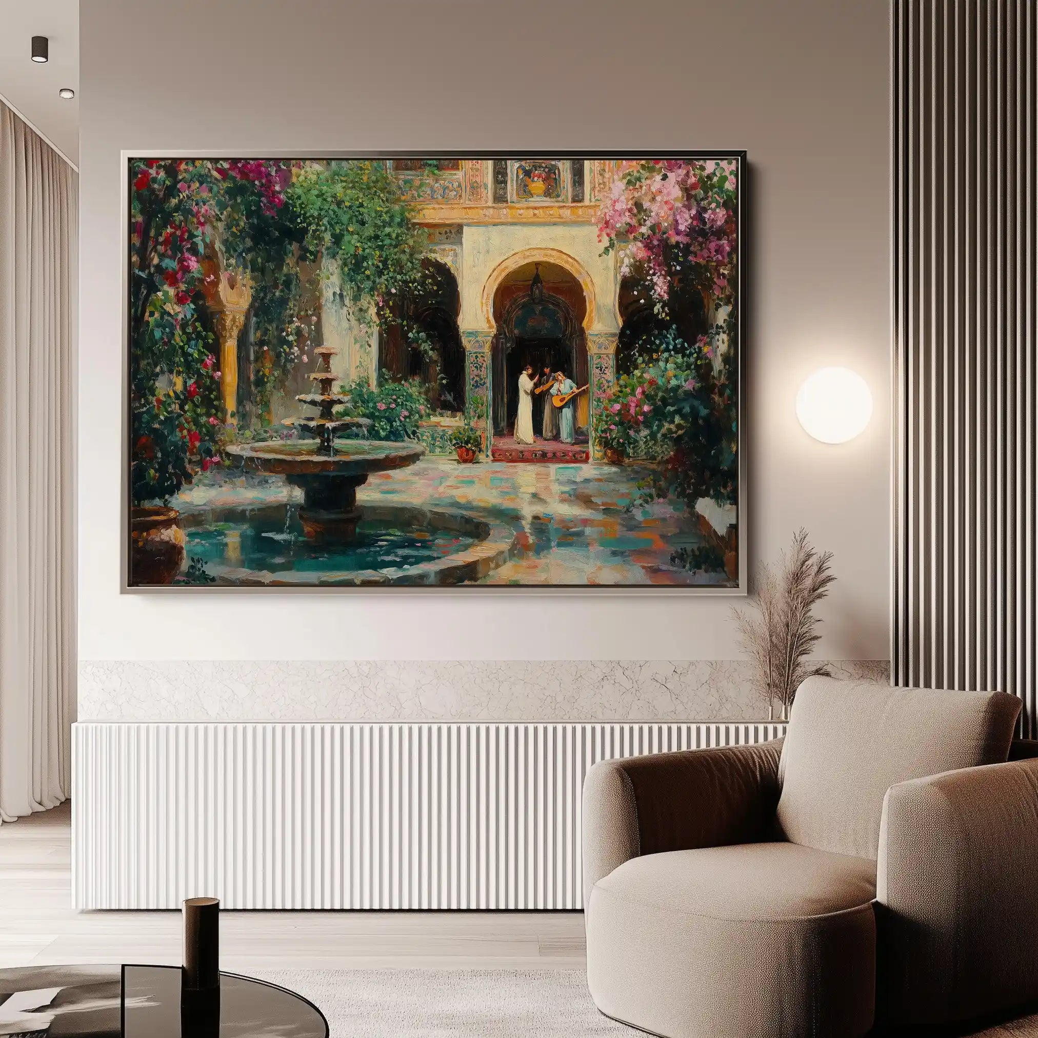 Orientalist 080 Canvas Art 60 x 40 cm / Black