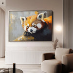 Animals 081 Canvas Art 60 x 40 cm / Black