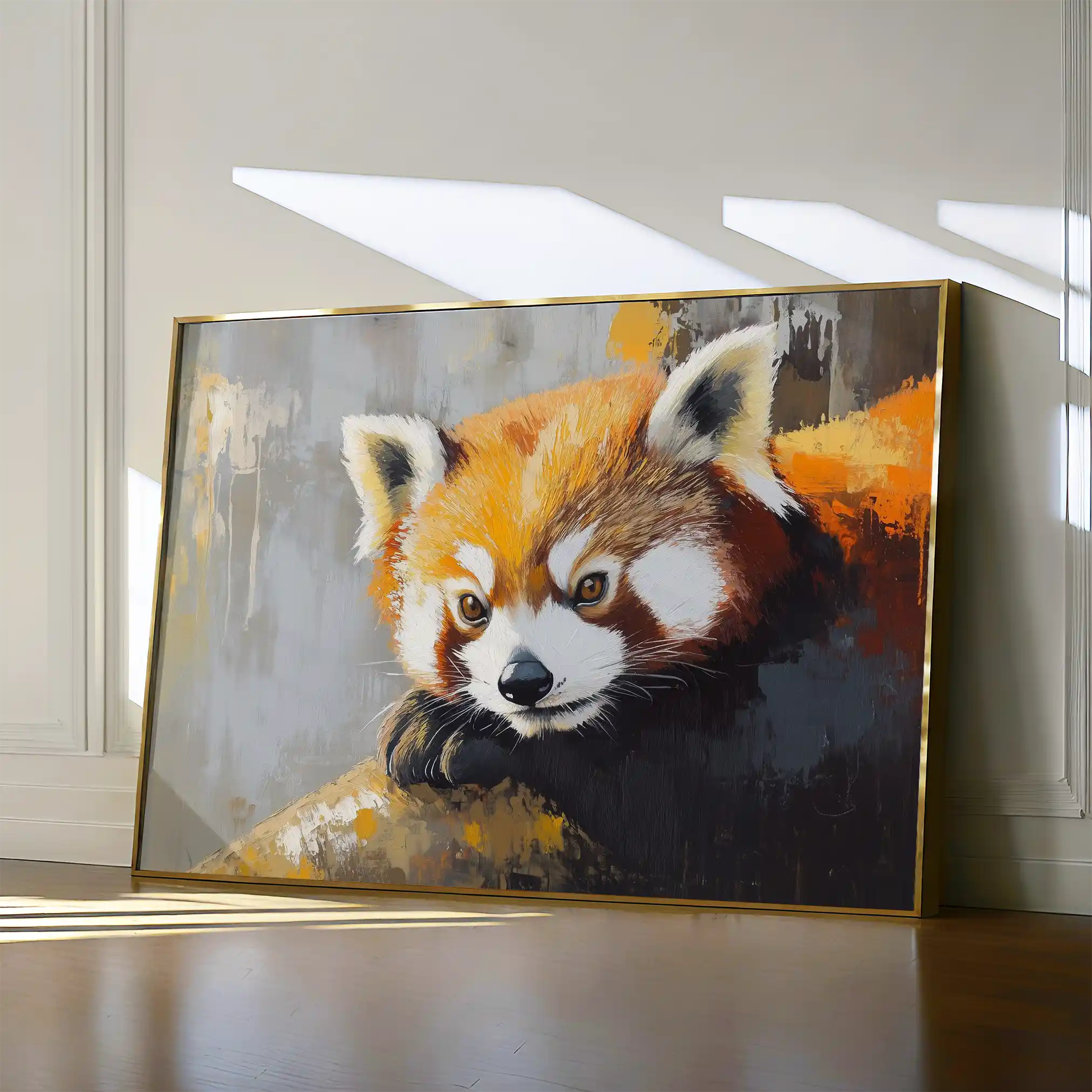 Animals 081 Canvas Art 60 x 40 cm / Black
