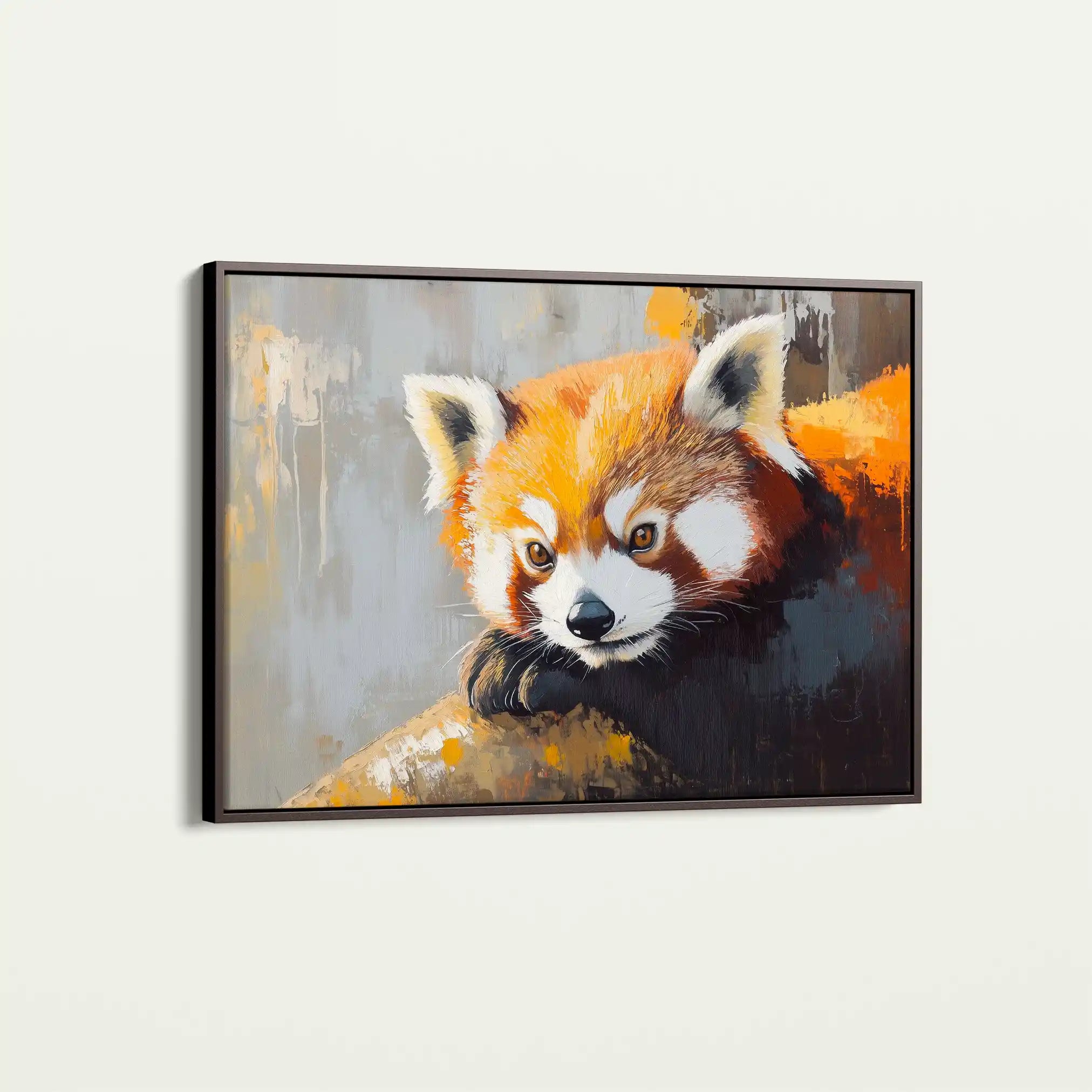 Animals 081 Canvas Art 60 x 40 cm / Black