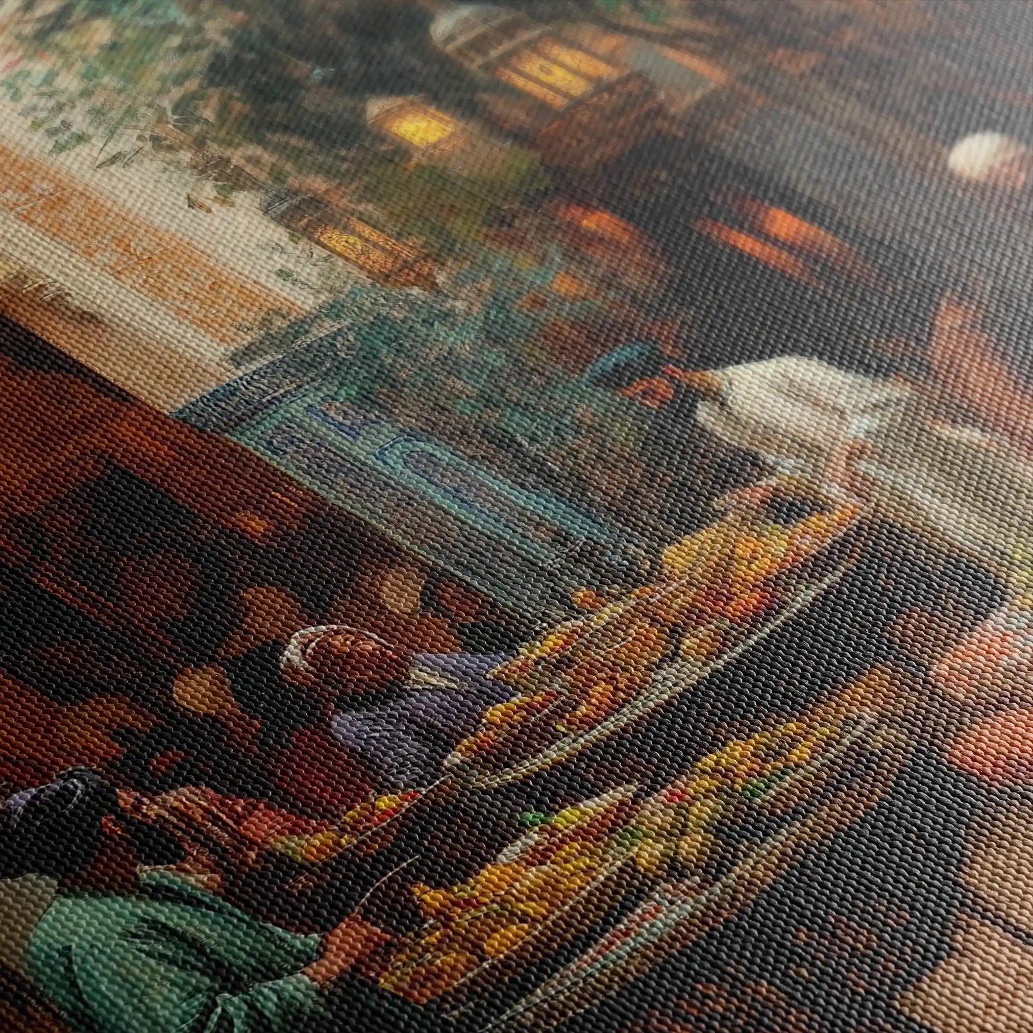 Orientalist 081 Canvas Art 60 x 40 cm / Black