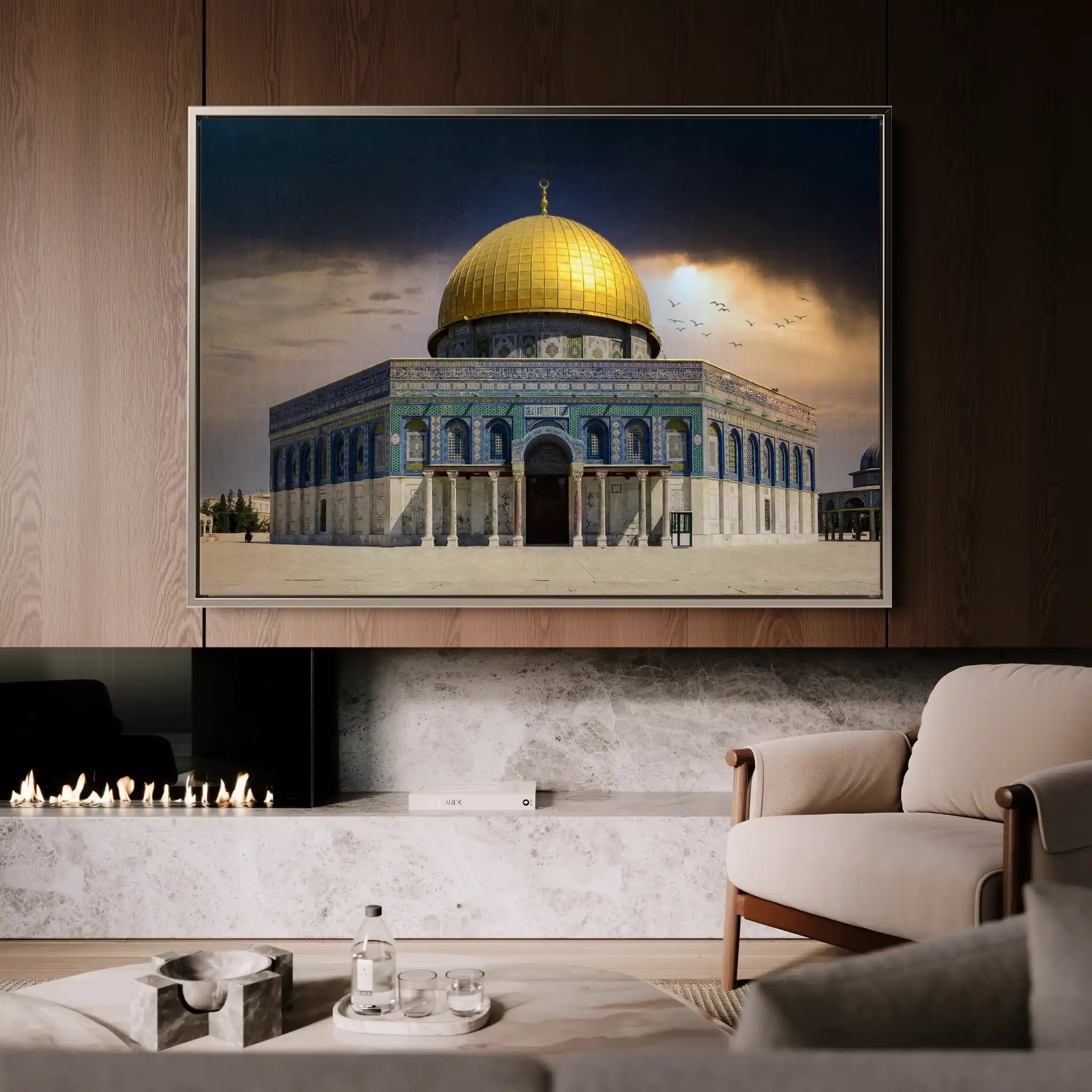 Palestine 081 Canvas Art 60 x 40 cm / Black