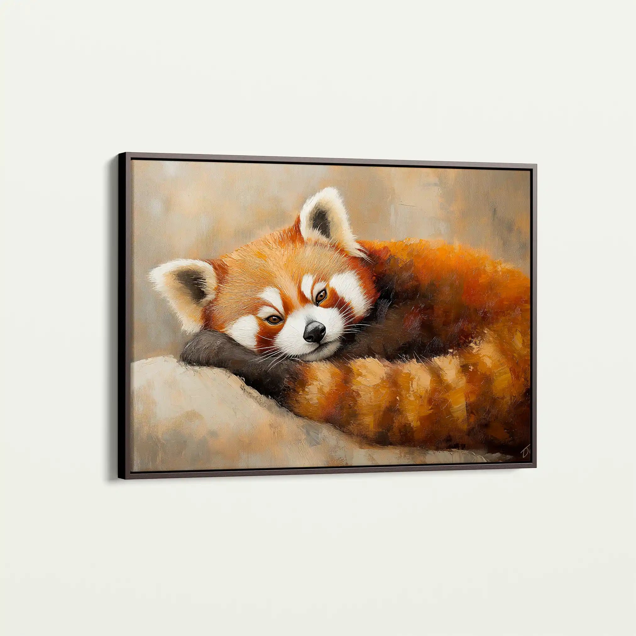 Animals 082 Canvas Art 60 x 40 cm / Black