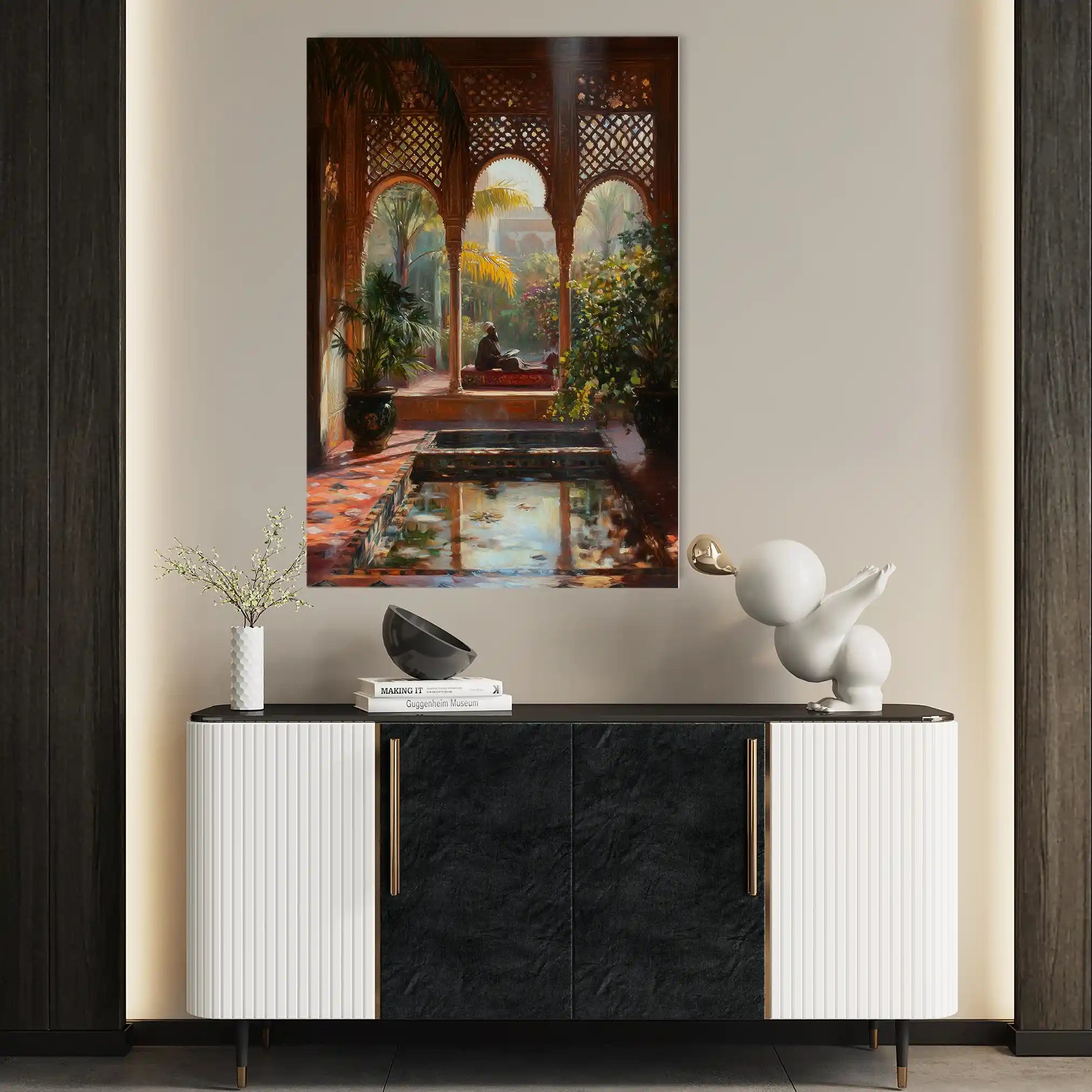 Orientalist 082 Canvas Art 60 x 40 cm / Black