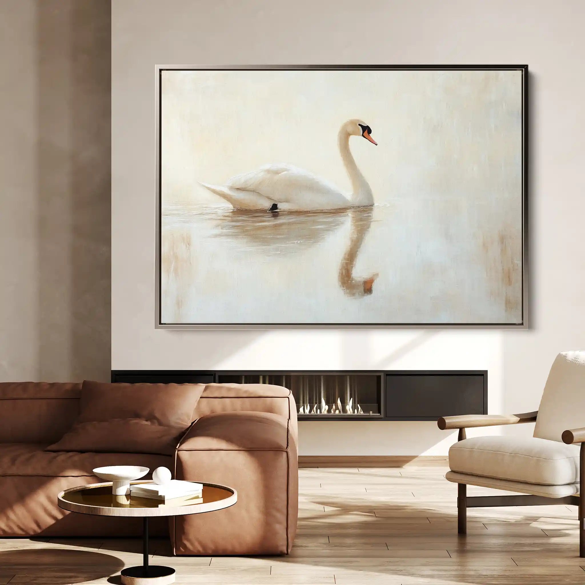 Animals 083 Canvas Art 60 x 40 cm / Black