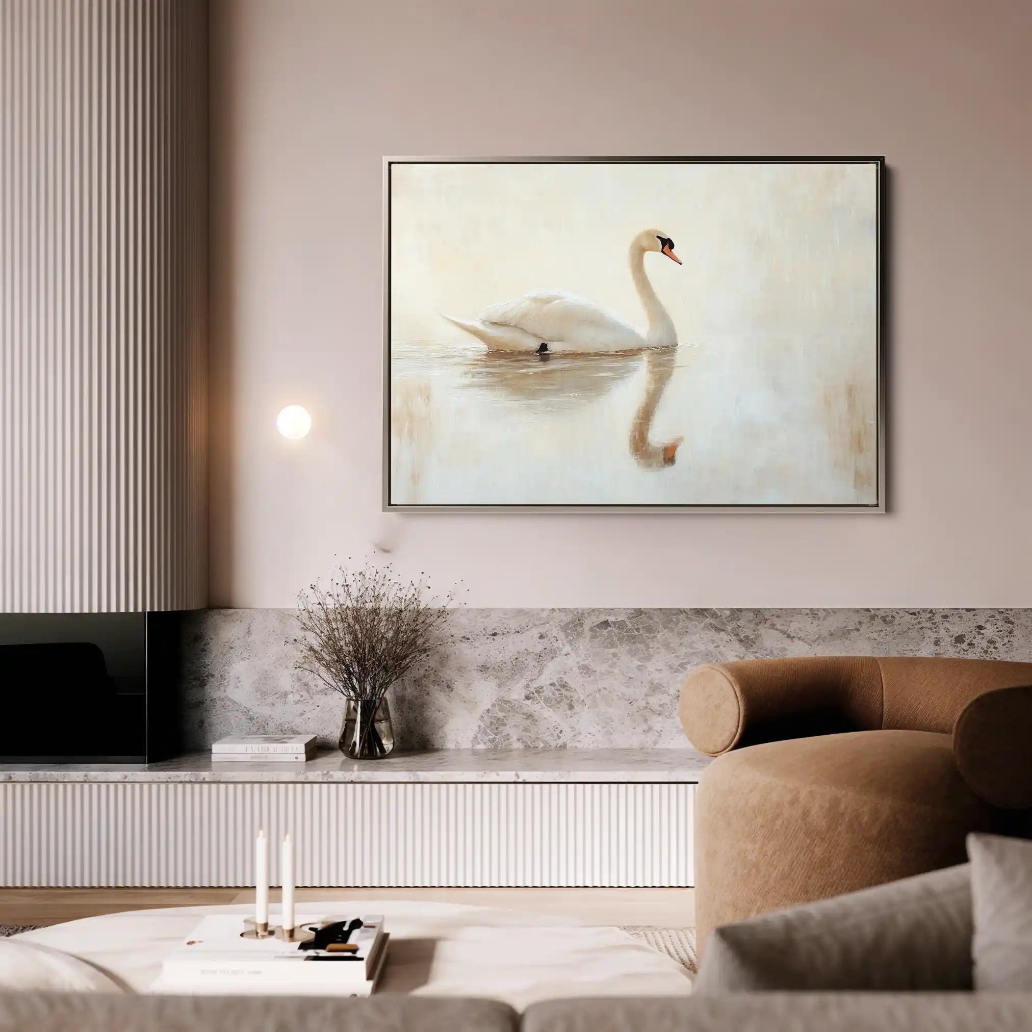 Animals 083 Canvas Art 60 x 40 cm / Black
