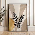 Boho 083 Canvas Art 60 x 40 cm / Black