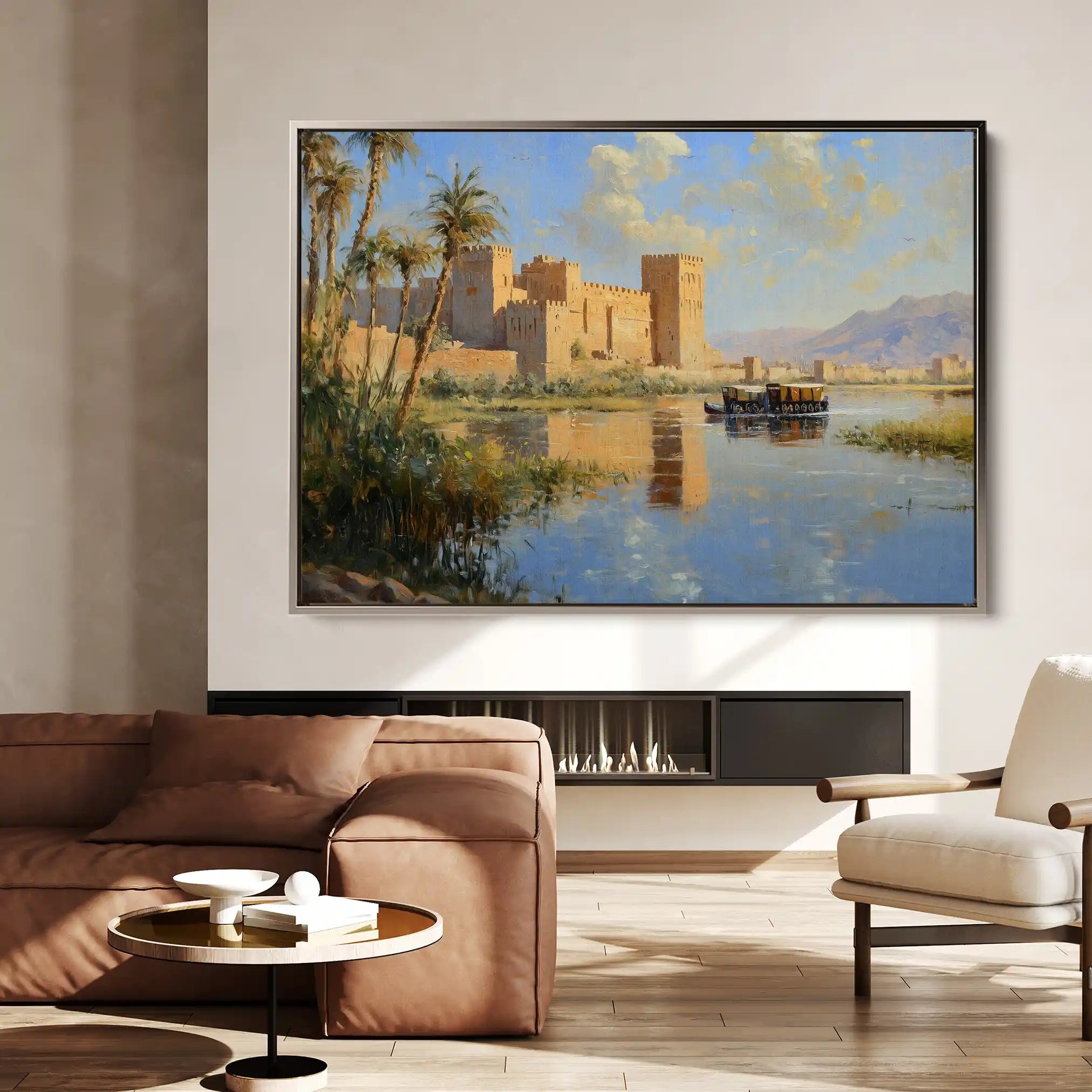 Orientalist 083 Canvas Art 60 x 40 cm / Black
