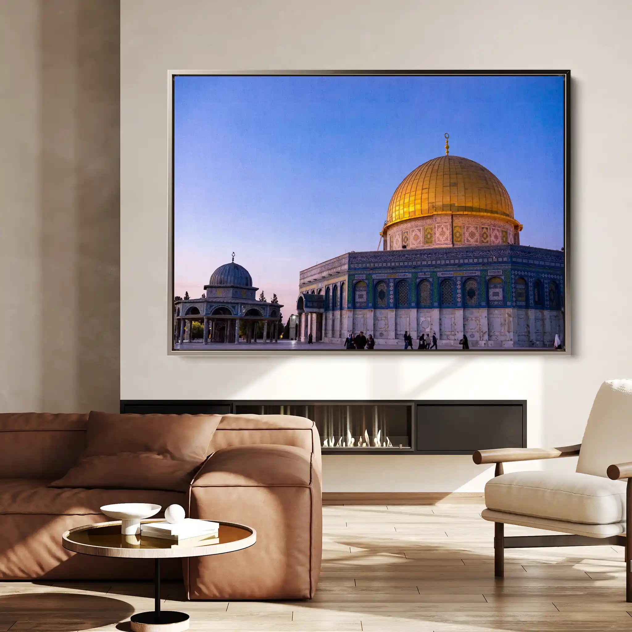 Palestine 083 Canvas Art 60 x 40 cm / Black