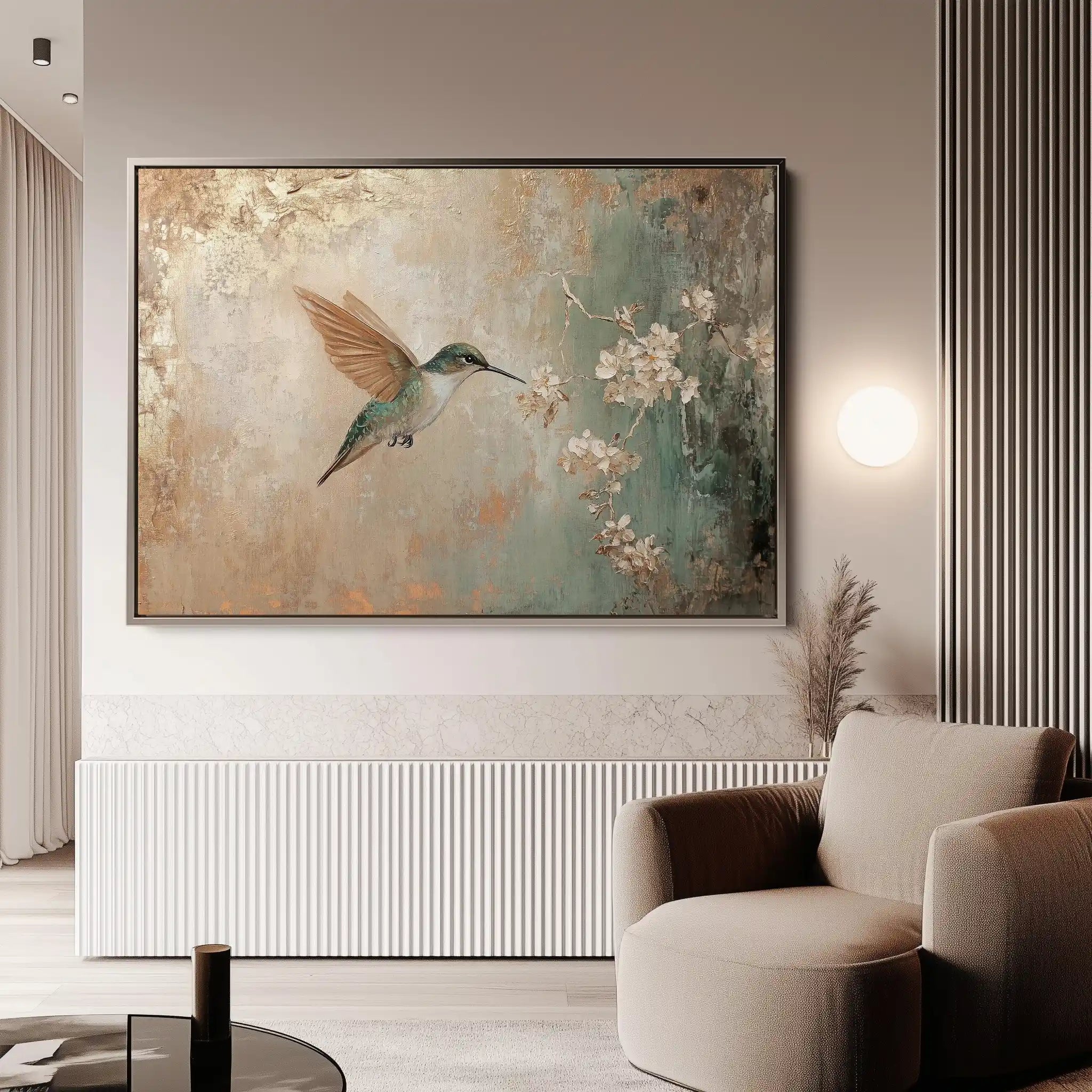 Animals 084 Canvas Art 60 x 40 cm / Black