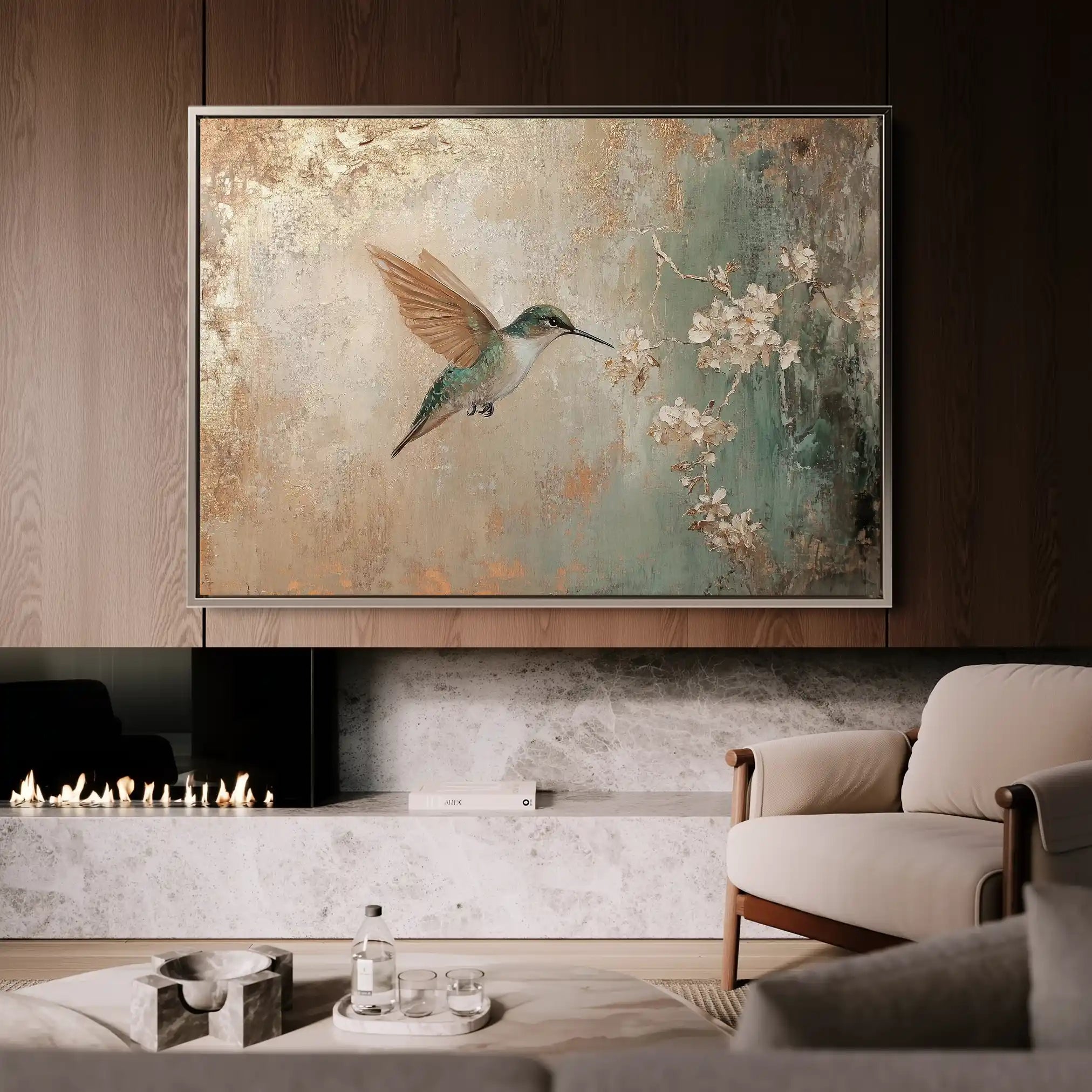 Animals 084 Canvas Art 60 x 40 cm / Black