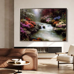 Landscape 084 Canvas Art 60 x 40 cm / Black
