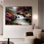 Landscape 084 Canvas Art 60 x 40 cm / Black