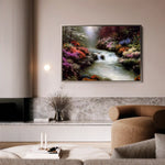 Landscape 084 Canvas Art 60 x 40 cm / Black