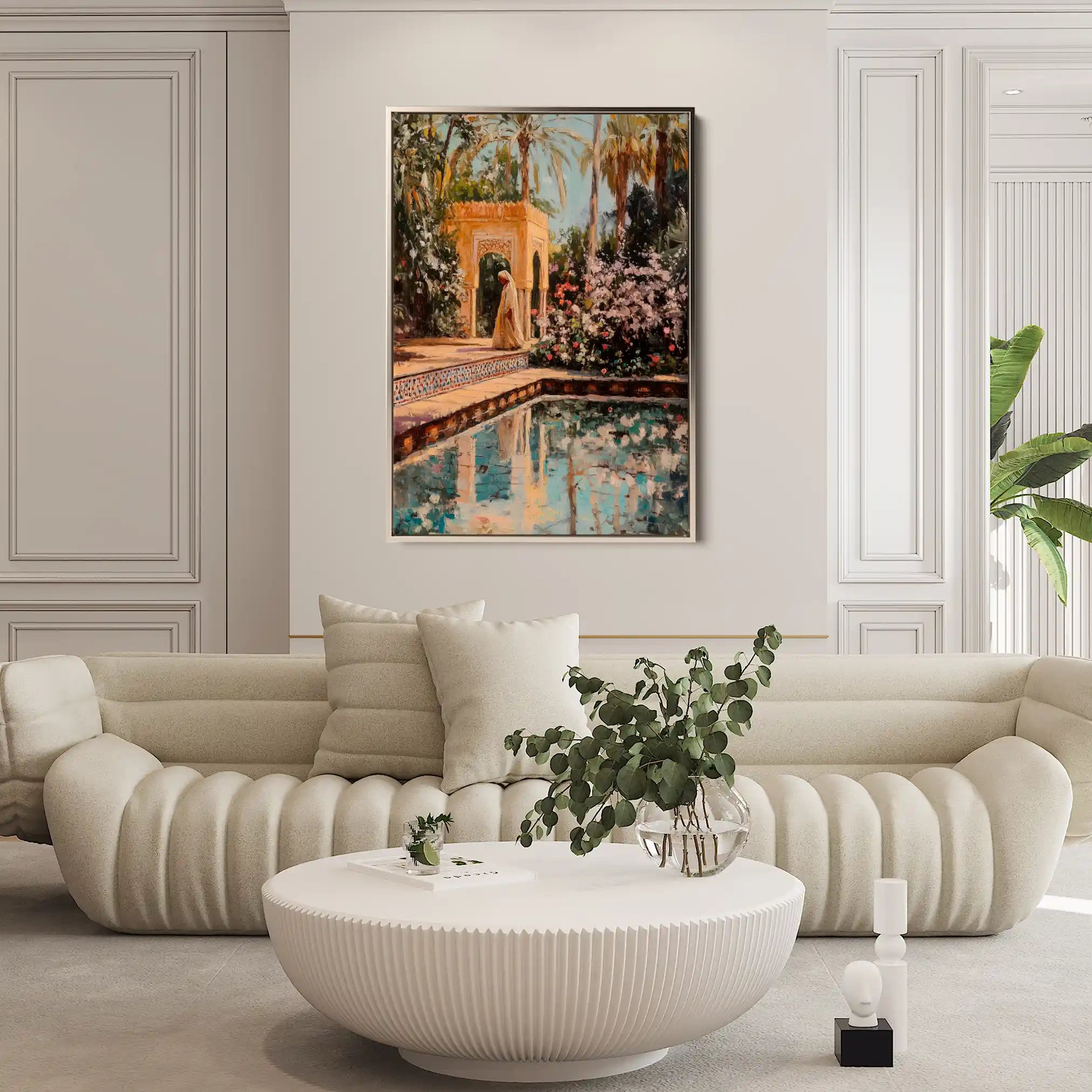 Orientalist 084 Canvas Art 60 x 40 cm / Black