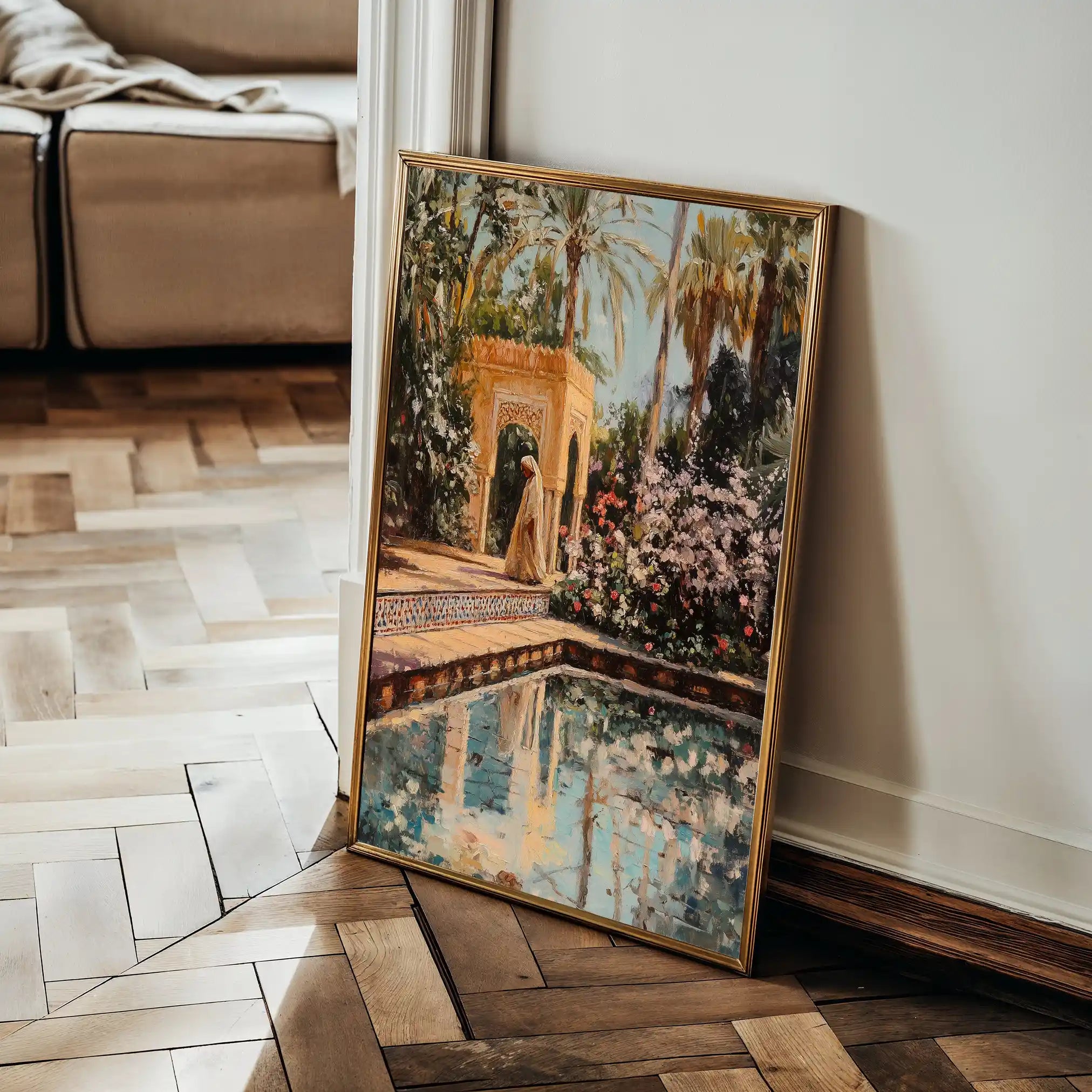 Orientalist 084 Canvas Art 60 x 40 cm / Black