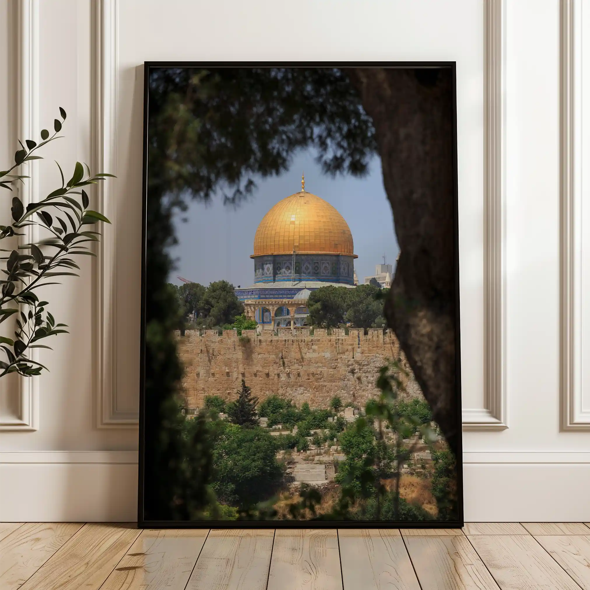Palestine 084 Canvas Art 60 x 40 cm / Black