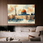 Palestine 085 Canvas Art 60 x 40 cm / Black