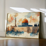 Palestine 085 Canvas Art 60 x 40 cm / Black