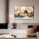Palestine 085 Canvas Art 60 x 40 cm / Black
