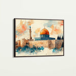Palestine 085 Canvas Art 60 x 40 cm / Black