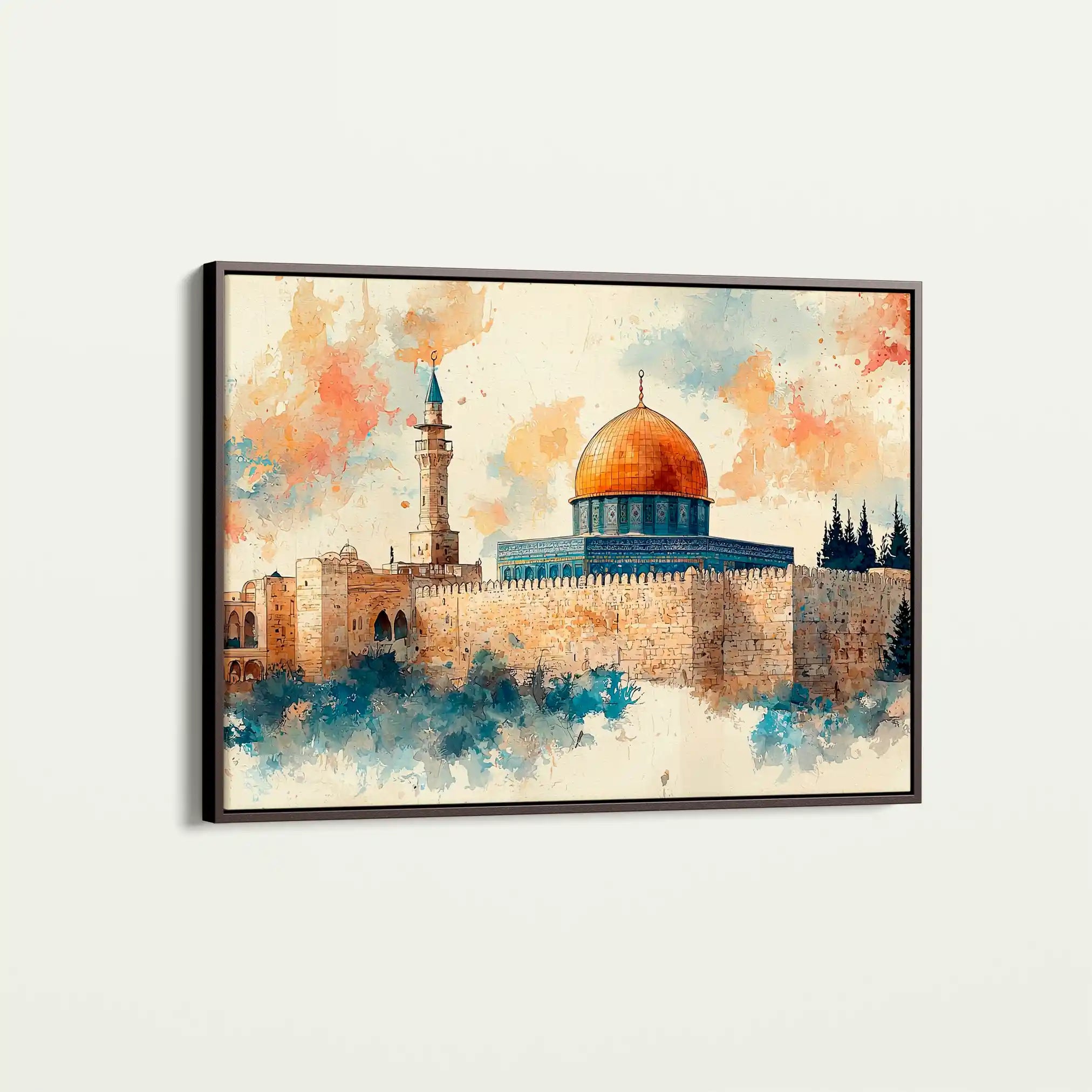 Palestine 085 Canvas Art 60 x 40 cm / Black