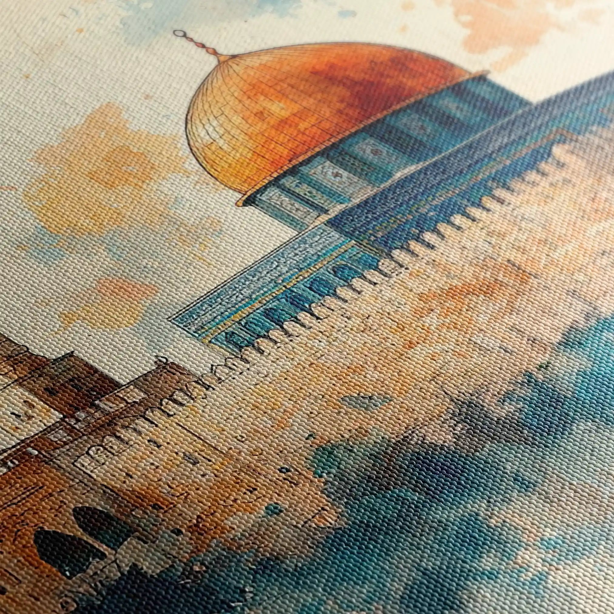 Palestine 085 Canvas Art 60 x 40 cm / Black