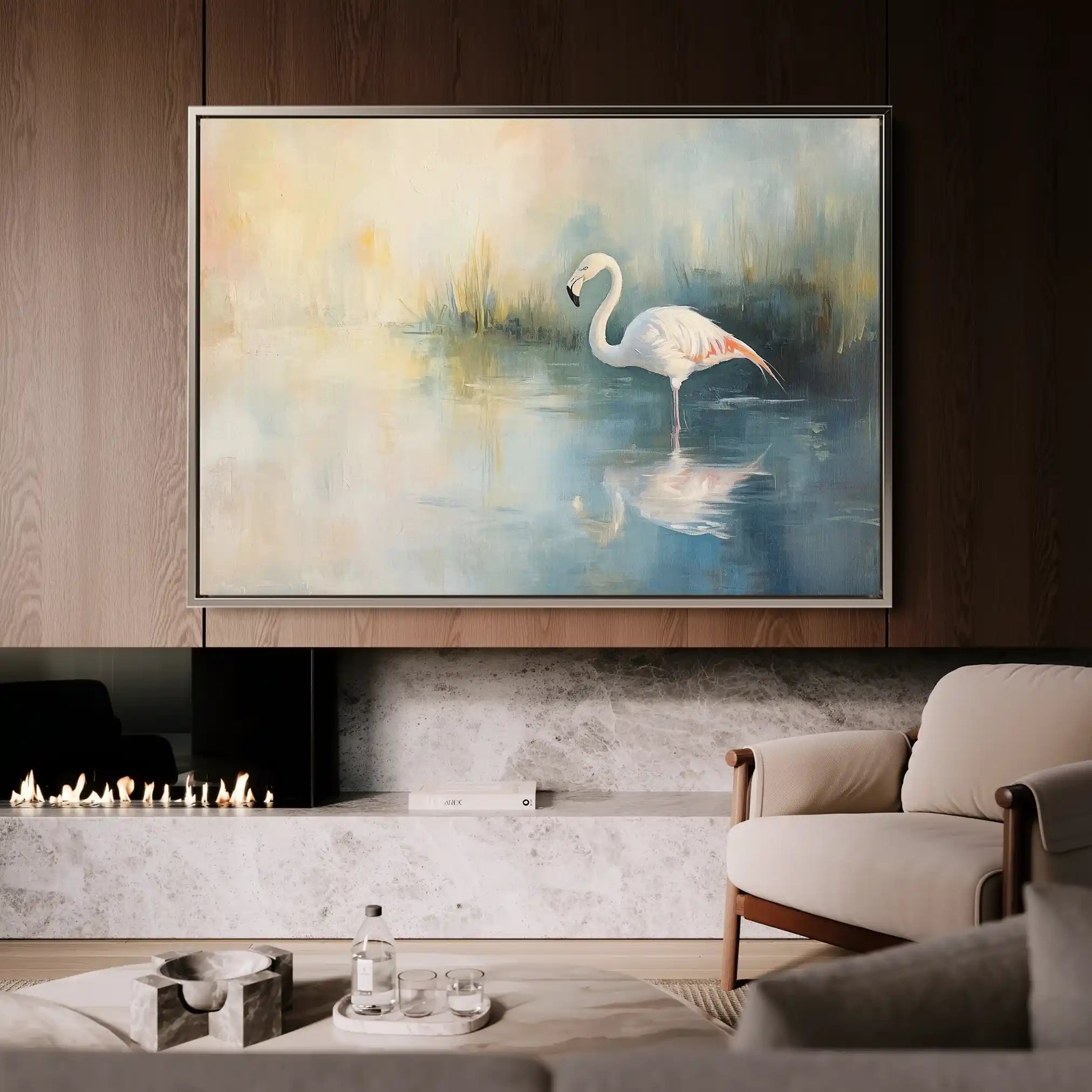 Animals 086 Canvas Art 60 x 40 cm / Black