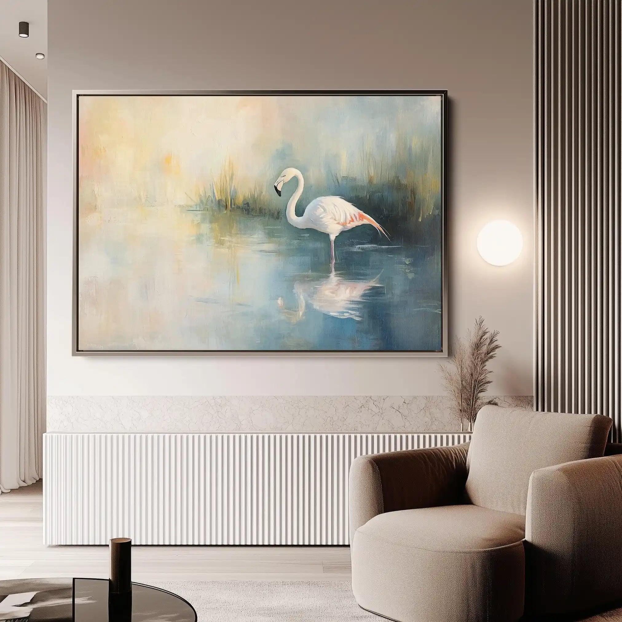 Animals 086 Canvas Art 60 x 40 cm / Black