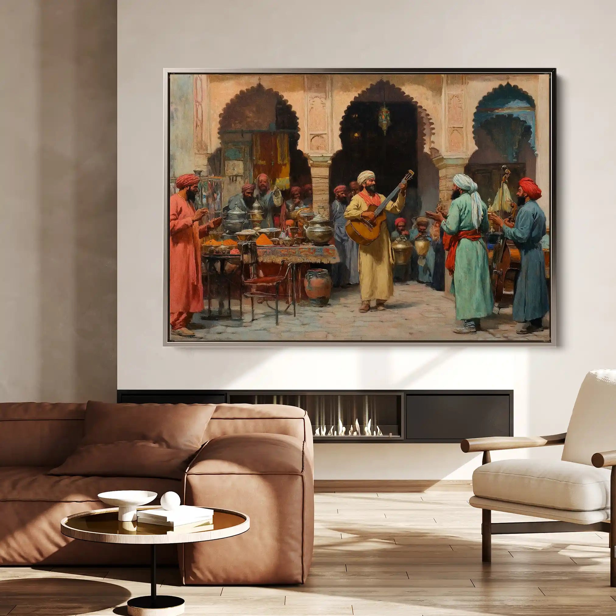 Orientalist 086 Canvas Art 60 x 40 cm / Black