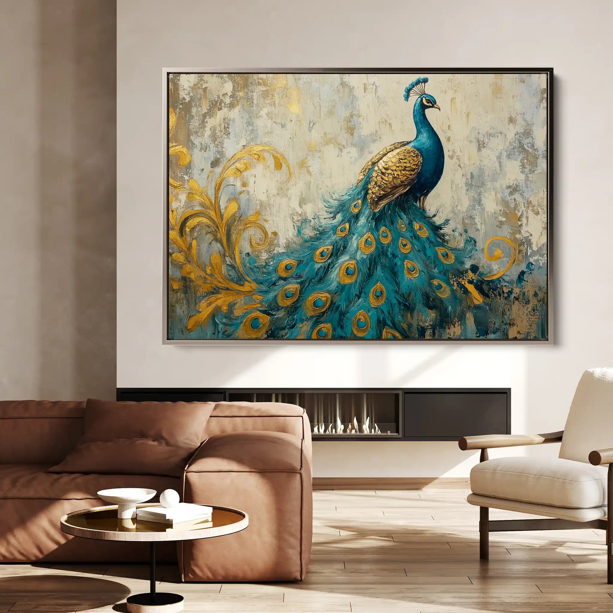 Animals 087 Canvas Art 60 x 40 cm / Black