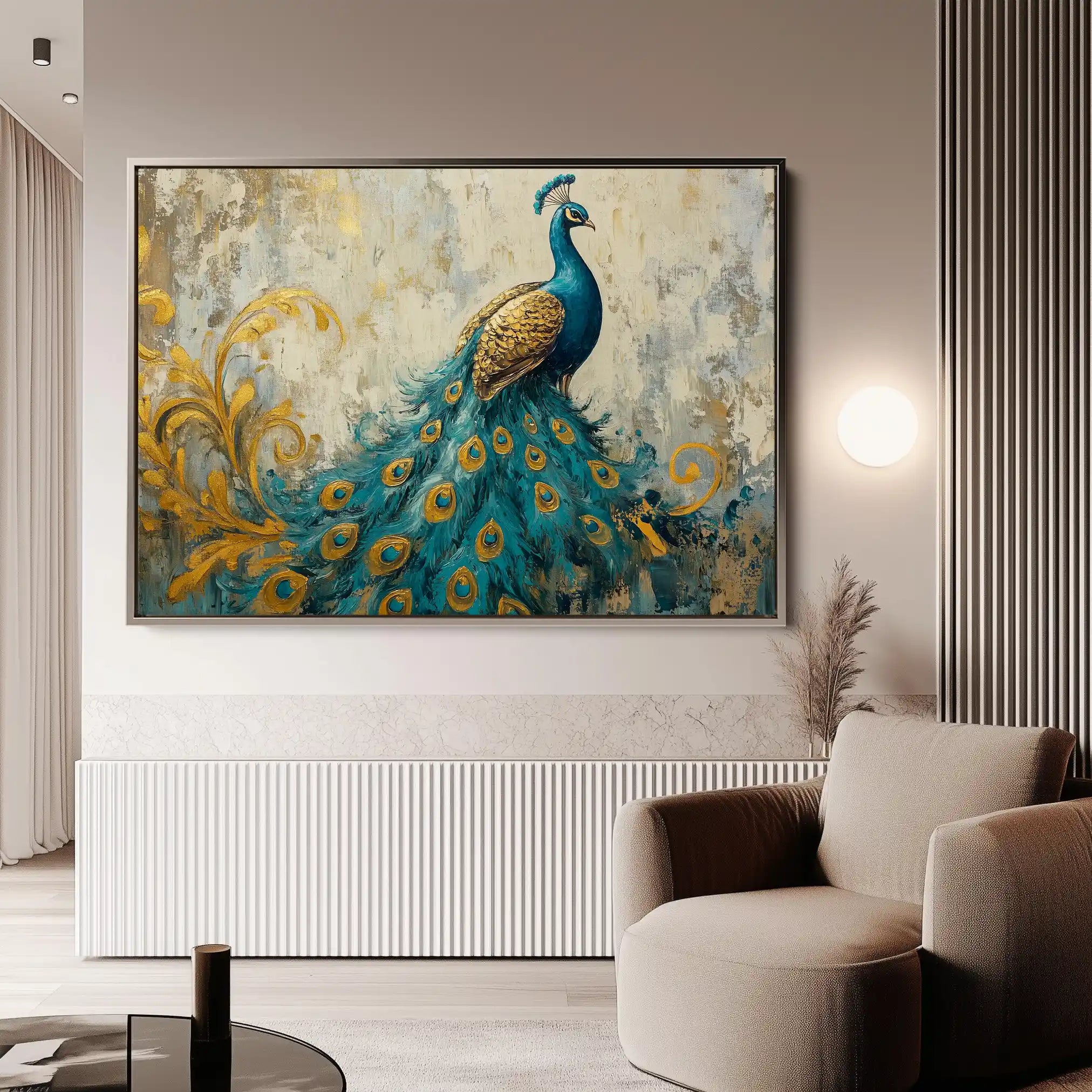 Animals 087 Canvas Art 60 x 40 cm / Black