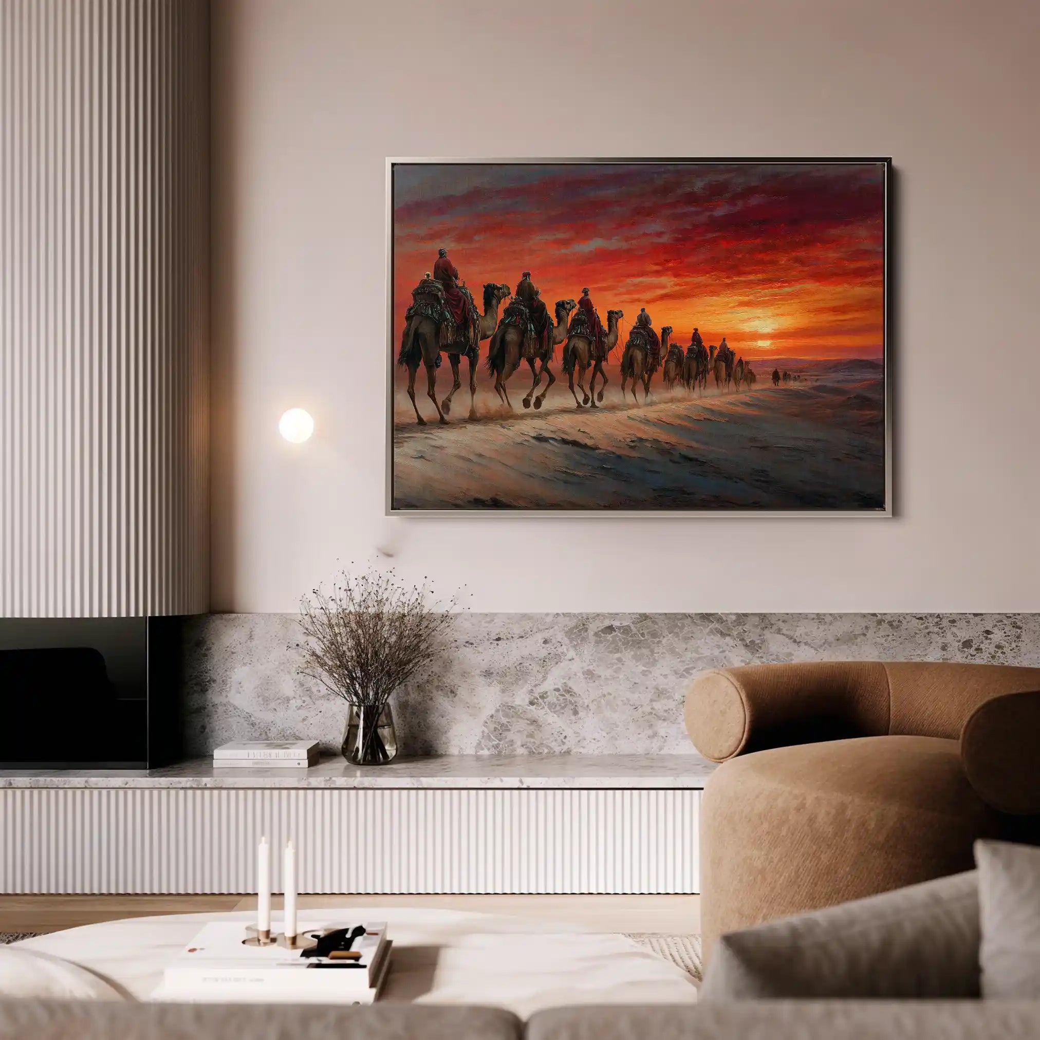 Orientalist 087 Canvas Art 60 x 40 cm / Black