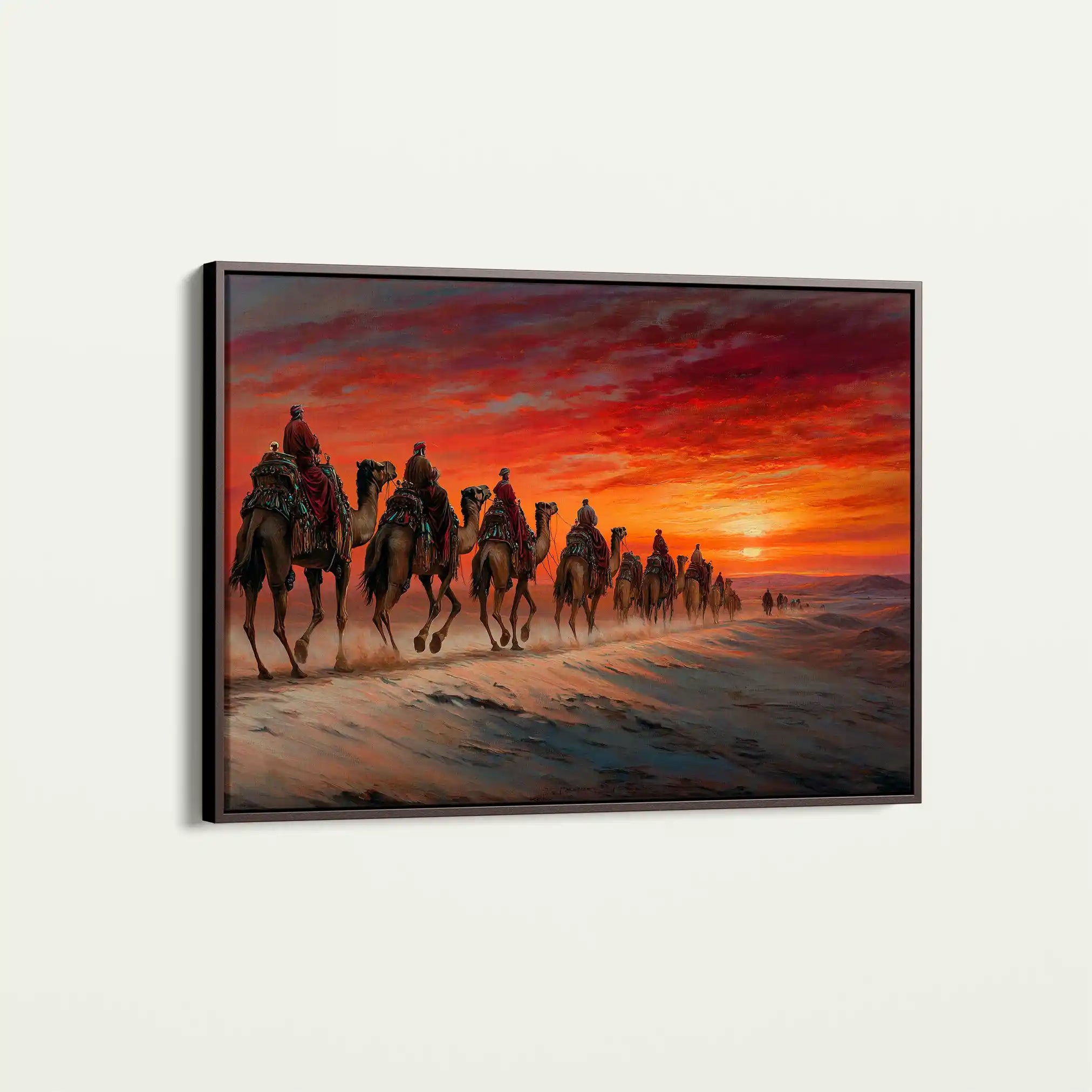 Orientalist 087 Canvas Art 60 x 40 cm / Black