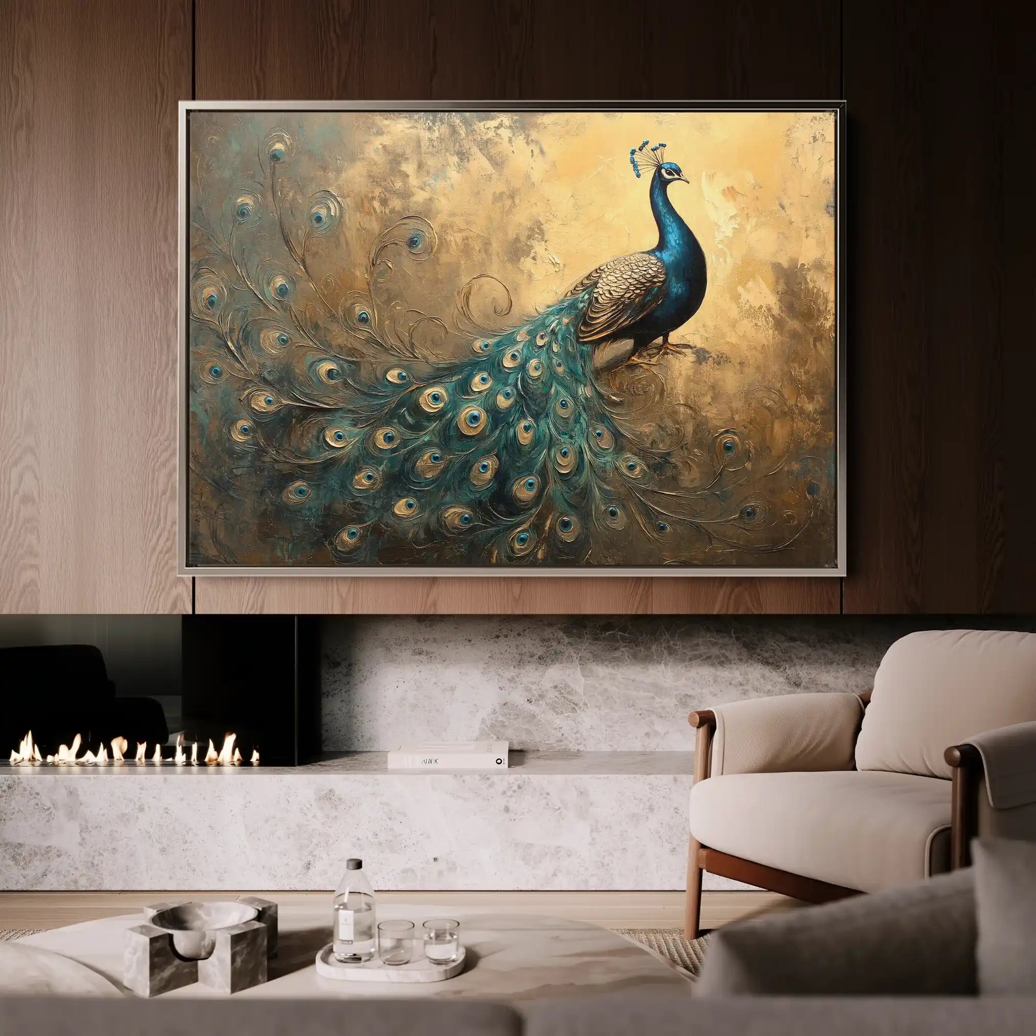 Animals 088 Canvas Art 60 x 40 cm / Black