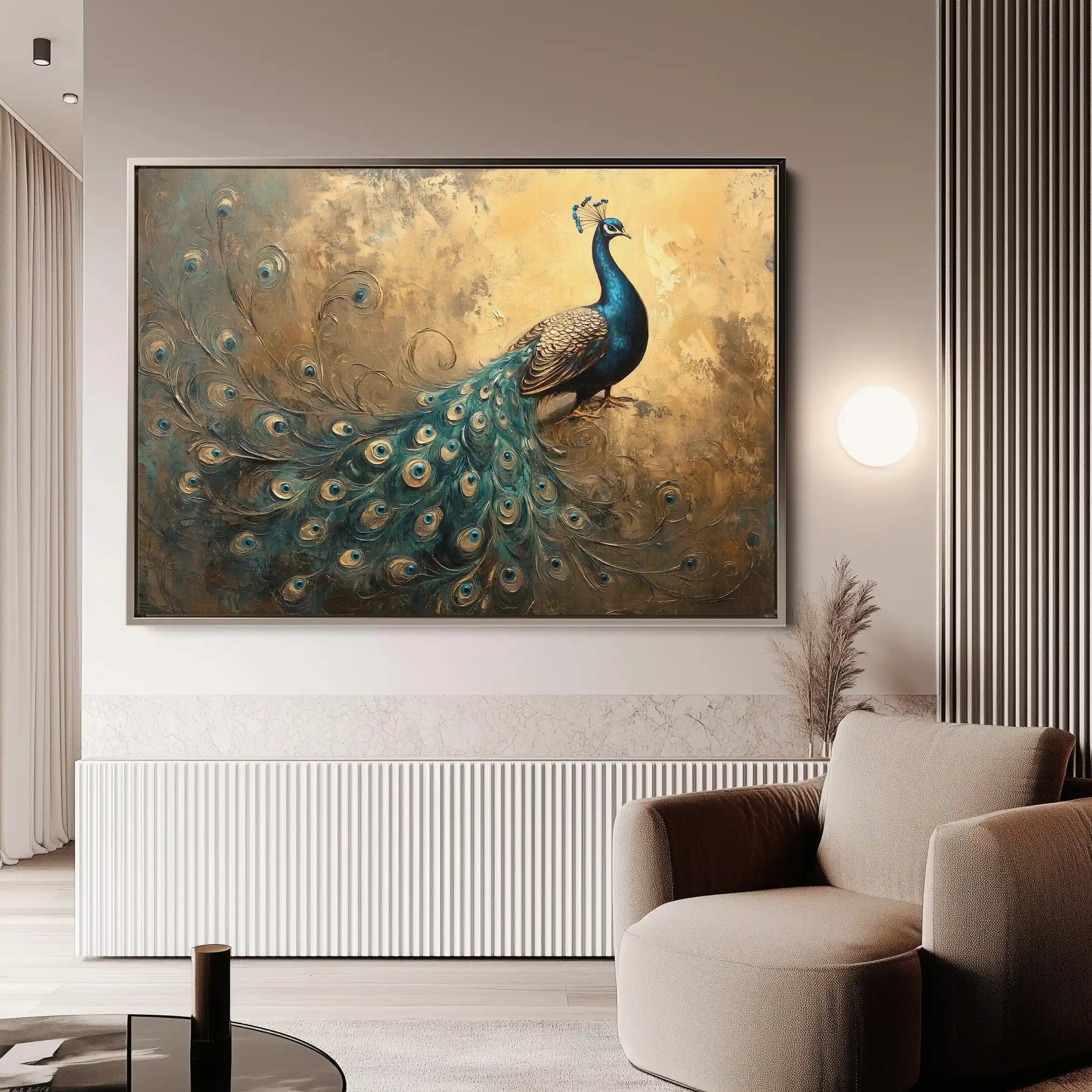 Animals 088 Canvas Art 60 x 40 cm / Black