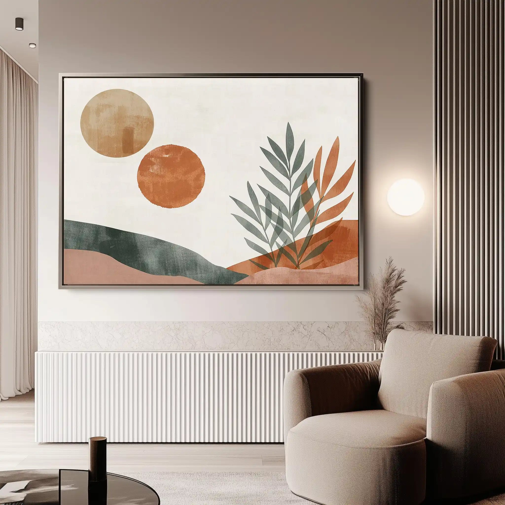 Boho 088 Canvas Art 60 x 40 cm / Black