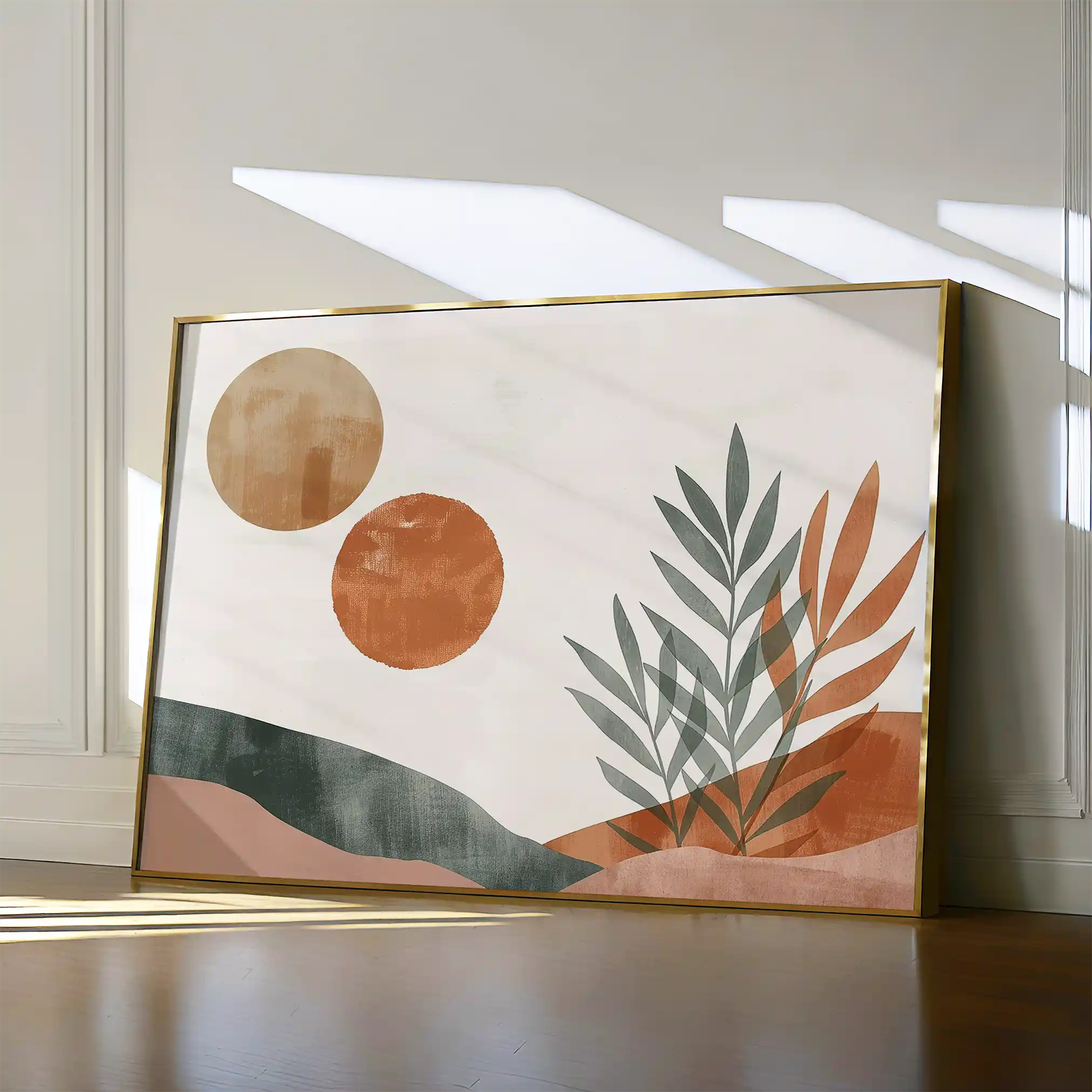 Boho 088 Canvas Art 60 x 40 cm / Black