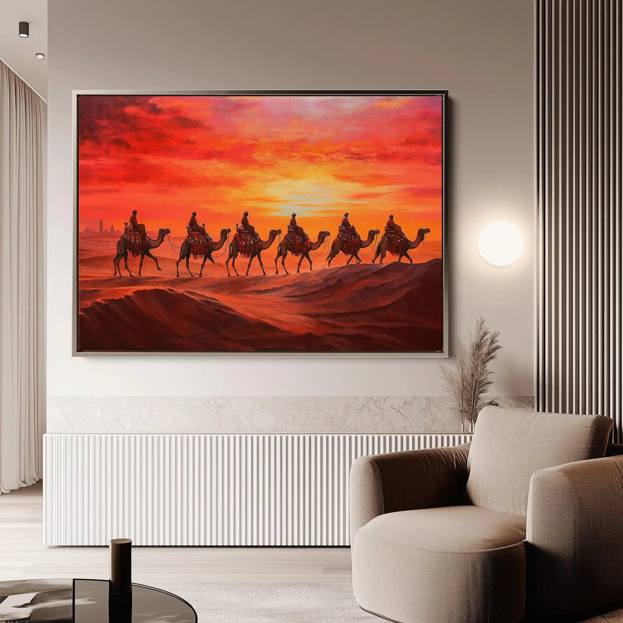 Orientalist 088 Canvas Art 60 x 40 cm / Black