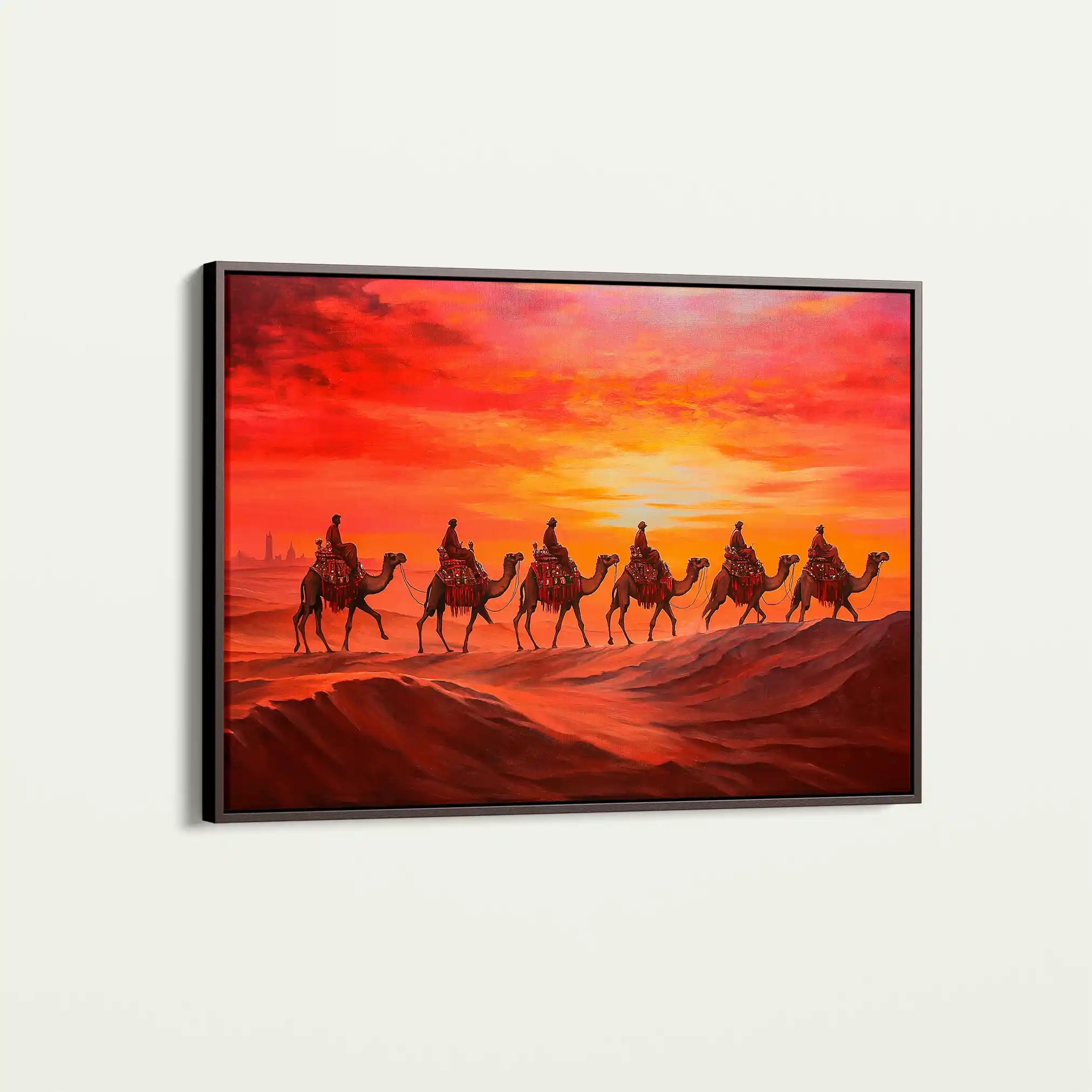 Orientalist 088 Canvas Art 60 x 40 cm / Black