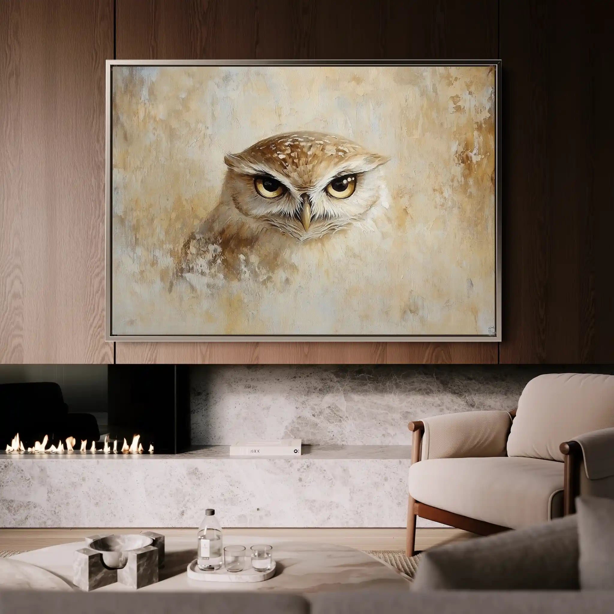 Animals 089 Canvas Art 60 x 40 cm / Black
