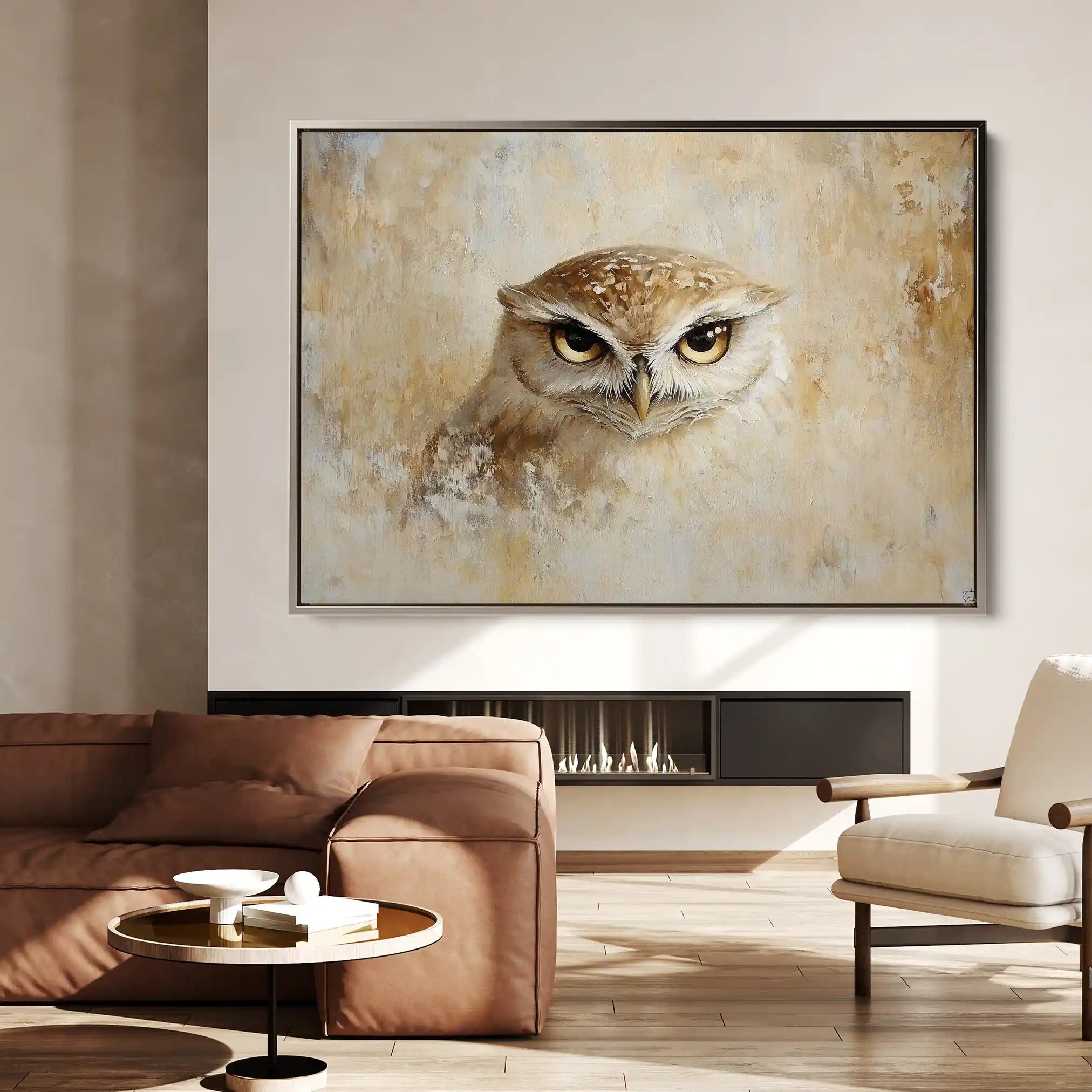 Animals 089 Canvas Art 60 x 40 cm / Black