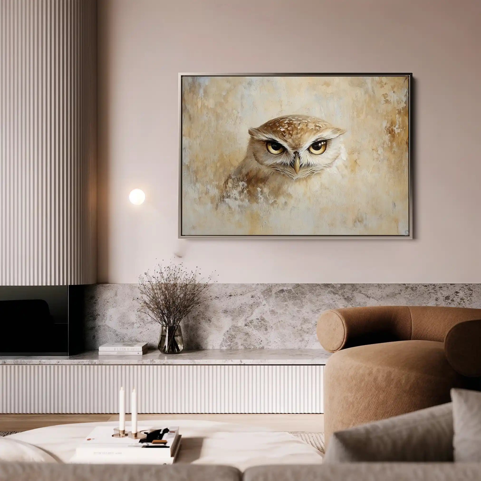 Animals 089 Canvas Art 60 x 40 cm / Black