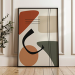 Boho 089 Canvas Art 60 x 40 cm / Black